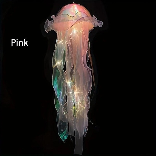 Colorful Jellyfish Lamp Decoration Lantern Modern Jellyfish Design Decorative Lantern For Party Kids Best Gifts For Girls Colorful Jellyfish Lamp Decoration Lantern Modern Jellyfish Design Decorative Lantern For Party Kids Best Gifts For Girls