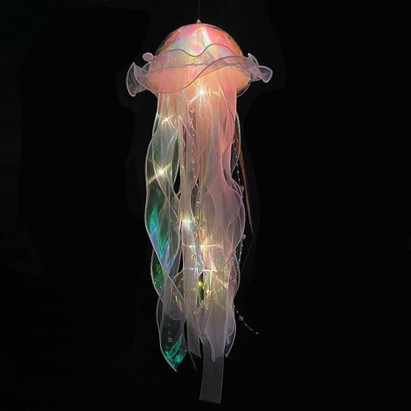Colorful Jellyfish Lamp Decoration Lantern Modern Jellyfish Design Decorative Lantern For Party Kids Best Gifts For Girls Colorful Jellyfish Lamp Decoration Lantern Modern Jellyfish Design Decorative Lantern For Party Kids Best Gifts For Girls
