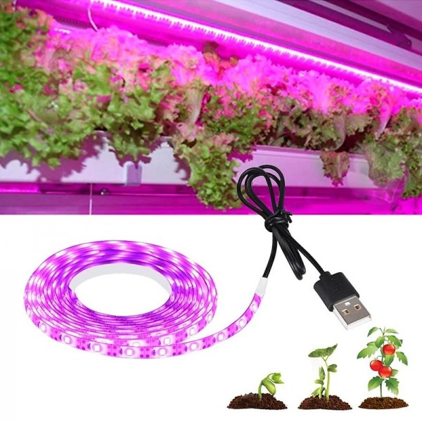 LED Grow Strip Lights USB 5V Full Spectrum Grow Light Succulent Light for Flowers and Seedlings LED Grow Strip Lights USB 5V Full Spectrum Grow Light Succulent Light for Flowers and Seedlings
