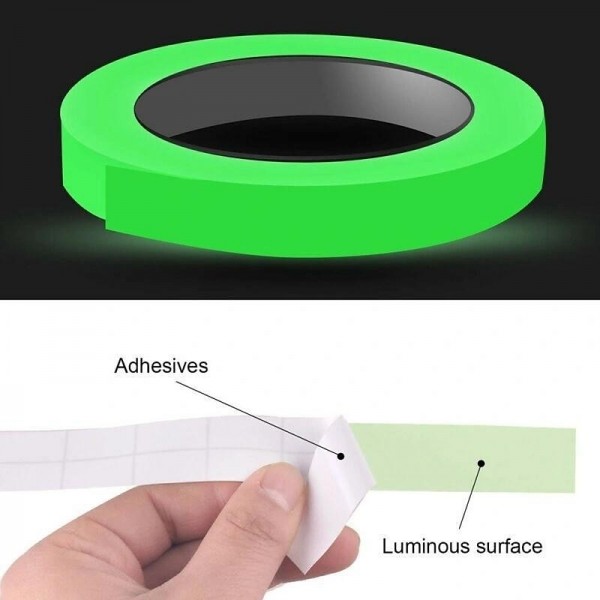 Luminous Tape Self-adhesive Tape Night Vision Luminous Strip Roll Glow In Dark Safety Warning Security Stage Home Decoration Tapes Luminous Tape Self-adhesive Tape Night Vision Luminous Strip Roll Glow In Dark Safety Warning Security Stage Home Decoration Tapes