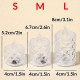 3PCS Crystal Flameless Candle Light LED Electronic Candle Lights Battery Powered Ambient Lights for Halloween Wedding Party Dating Festival Christmas Room Home Decor