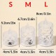 3PCS Crystal Flameless Candle Light LED Electronic Candle Lights Battery Powered Ambient Lights for Halloween Wedding Party Dating Festival Christmas Room Home Decor