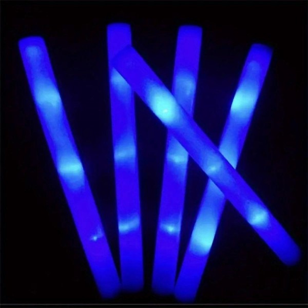 Colorful Sponge Foam Fluorescent Stick Concert Aid Flash Stick Bar Performance Large LED Light Up Stick Props Glow In Dark Party Supplies Colorful Sponge Foam Fluorescent Stick Concert Aid Flash Stick Bar Performance Large LED Light Up Stick Props Glow In Dark Party Supplies