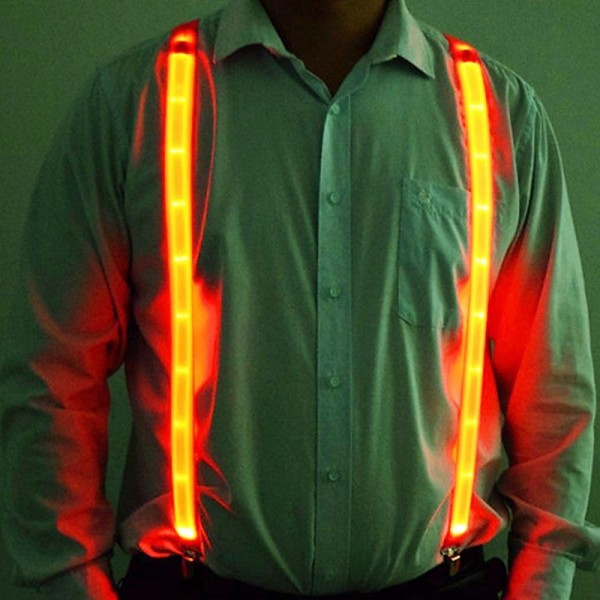 Light Up Men's Led Suspenders Bow Tie Perfect For Music Suspenders Illuminated Led Festival Costume Party Light Up Men's Led Suspenders Bow Tie Perfect For Music Suspenders Illuminated Led Festival Costume Party