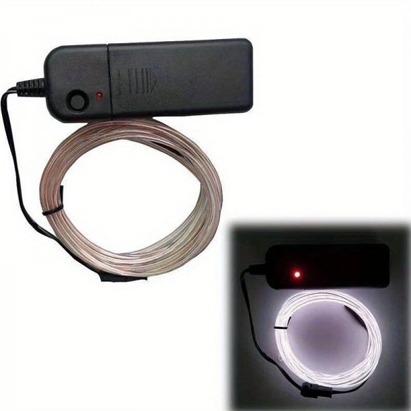 Glow EL Wire Cable LED Neon Christmas Dance Party DIY Costumes Clothing Luminous Car Light Decoration Clothes Ball Rave With Battery Drive Box Glow EL Wire Cable LED Neon Christmas Dance Party DIY Costumes Clothing Luminous Car Light Decoration Clothes Ball Rave With Battery Drive Box