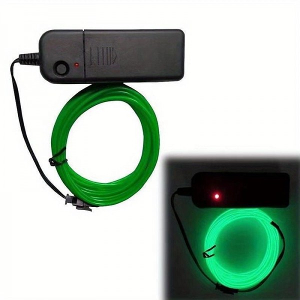 Glow EL Wire Cable LED Neon Christmas Dance Party DIY Costumes Clothing Luminous Car Light Decoration Clothes Ball Rave With Battery Drive Box Glow EL Wire Cable LED Neon Christmas Dance Party DIY Costumes Clothing Luminous Car Light Decoration Clothes Ball Rave With Battery Drive Box