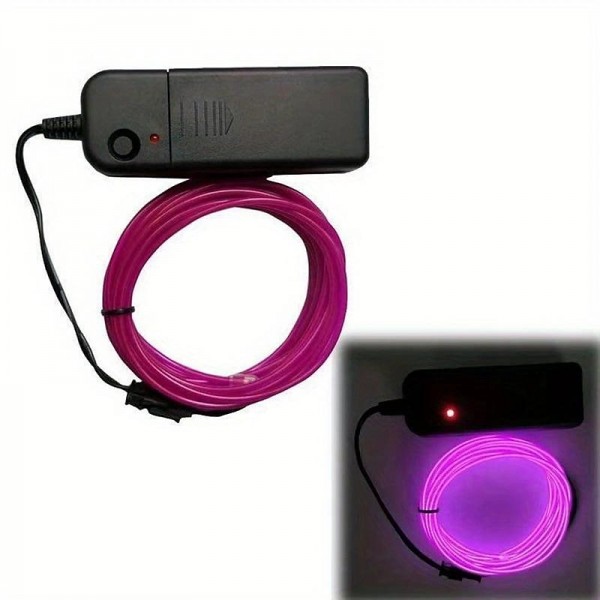 Glow EL Wire Cable LED Neon Christmas Dance Party DIY Costumes Clothing Luminous Car Light Decoration Clothes Ball Rave With Battery Drive Box Glow EL Wire Cable LED Neon Christmas Dance Party DIY Costumes Clothing Luminous Car Light Decoration Clothes Ball Rave With Battery Drive Box