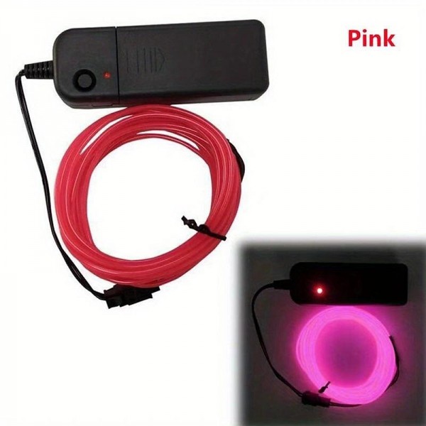 Glow EL Wire Cable LED Neon Christmas Dance Party DIY Costumes Clothing Luminous Car Light Decoration Clothes Ball Rave With Battery Drive Box Glow EL Wire Cable LED Neon Christmas Dance Party DIY Costumes Clothing Luminous Car Light Decoration Clothes Ball Rave With Battery Drive Box