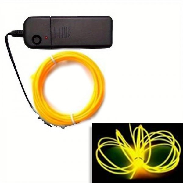 Glow EL Wire Cable LED Neon Christmas Dance Party DIY Costumes Clothing Luminous Car Light Decoration Clothes Ball Rave With Battery Drive Box Glow EL Wire Cable LED Neon Christmas Dance Party DIY Costumes Clothing Luminous Car Light Decoration Clothes Ball Rave With Battery Drive Box