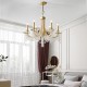 Modern Clear Crystal Chandelier Adjustable 6/8 Lights Crystal Glass Flush Mount Hanging Ceiling Pendant Light Classic Candle Style Lighting Fixture E12/E14 for Bedroom Living Room Hallway Entry 110-240V Modern Clear Crystal Chandelier Adjustable 6/8 Lights Crystal Glass Flush Mount Hanging Ceiling Pendant Light Classic Candle Style Lighting Fixture E12/E14 for Bedroom Living Room Hallway Entry 110-240V