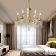 Modern Clear Crystal Chandelier Adjustable 6/8 Lights Crystal Glass Flush Mount Hanging Ceiling Pendant Light Classic Candle Style Lighting Fixture E12/E14 for Bedroom Living Room Hallway Entry 110-240V Modern Clear Crystal Chandelier Adjustable 6/8 Lights Crystal Glass Flush Mount Hanging Ceiling Pendant Light Classic Candle Style Lighting Fixture E12/E14 for Bedroom Living Room Hallway Entry 110-240V