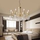 Modern Clear Crystal Chandelier Adjustable 6/8 Lights Crystal Glass Flush Mount Hanging Ceiling Pendant Light Classic Candle Style Lighting Fixture E12/E14 for Bedroom Living Room Hallway Entry 110-240V Modern Clear Crystal Chandelier Adjustable 6/8 Lights Crystal Glass Flush Mount Hanging Ceiling Pendant Light Classic Candle Style Lighting Fixture E12/E14 for Bedroom Living Room Hallway Entry 110-240V
