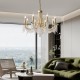 Modern Clear Crystal Chandelier Adjustable 6/8 Lights Crystal Glass Flush Mount Hanging Ceiling Pendant Light Classic Candle Style Lighting Fixture E12/E14 for Bedroom Living Room Hallway Entry 110-240V Modern Clear Crystal Chandelier Adjustable 6/8 Lights Crystal Glass Flush Mount Hanging Ceiling Pendant Light Classic Candle Style Lighting Fixture E12/E14 for Bedroom Living Room Hallway Entry 110-240V
