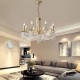 Modern Clear Crystal Chandelier Adjustable 6/8 Lights Crystal Glass Flush Mount Hanging Ceiling Pendant Light Classic Candle Style Lighting Fixture E12/E14 for Bedroom Living Room Hallway Entry 110-240V Modern Clear Crystal Chandelier Adjustable 6/8 Lights Crystal Glass Flush Mount Hanging Ceiling Pendant Light Classic Candle Style Lighting Fixture E12/E14 for Bedroom Living Room Hallway Entry 110-240V