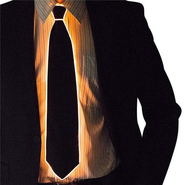 Men Glowing Tie EL Wire Neon LED Luminous Party Haloween Christmas Luminous Light Up Decoration DJ Bar Club Stage Prop Clothing Men Glowing Tie EL Wire Neon LED Luminous Party Haloween Christmas Luminous Light Up Decoration DJ Bar Club Stage Prop Clothing