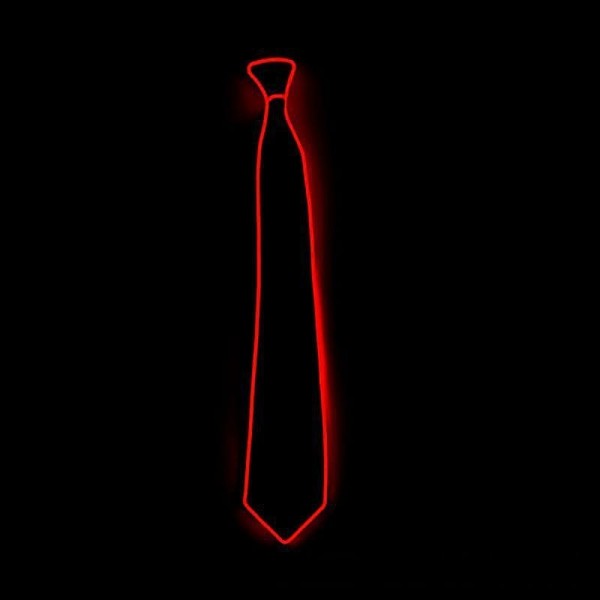 Men Glowing Tie EL Wire Neon LED Luminous Party Haloween Christmas Luminous Light Up Decoration DJ Bar Club Stage Prop Clothing Men Glowing Tie EL Wire Neon LED Luminous Party Haloween Christmas Luminous Light Up Decoration DJ Bar Club Stage Prop Clothing