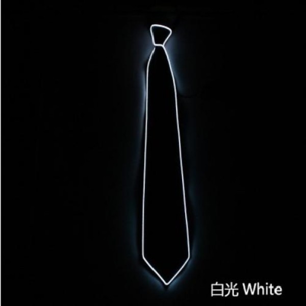 Men Glowing Tie EL Wire Neon LED Luminous Party Haloween Christmas Luminous Light Up Decoration DJ Bar Club Stage Prop Clothing Men Glowing Tie EL Wire Neon LED Luminous Party Haloween Christmas Luminous Light Up Decoration DJ Bar Club Stage Prop Clothing