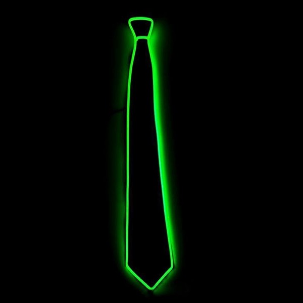 Men Glowing Tie EL Wire Neon LED Luminous Party Haloween Christmas Luminous Light Up Decoration DJ Bar Club Stage Prop Clothing Men Glowing Tie EL Wire Neon LED Luminous Party Haloween Christmas Luminous Light Up Decoration DJ Bar Club Stage Prop Clothing