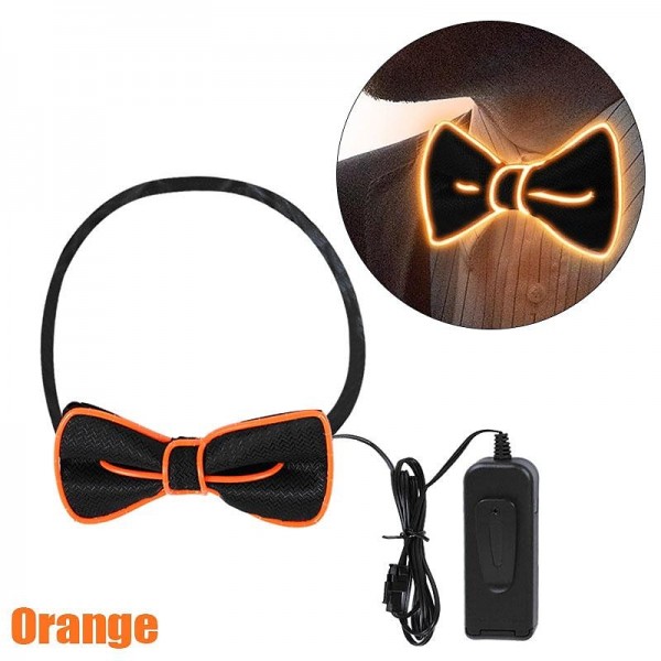 Glow in the Dark LED Bow Tie Luminous Flashing Necktie For Birthday Party Wedding Christmas Decoration Halloween Cosplay Costume Glow in the Dark LED Bow Tie Luminous Flashing Necktie For Birthday Party Wedding Christmas Decoration Halloween Cosplay Costume