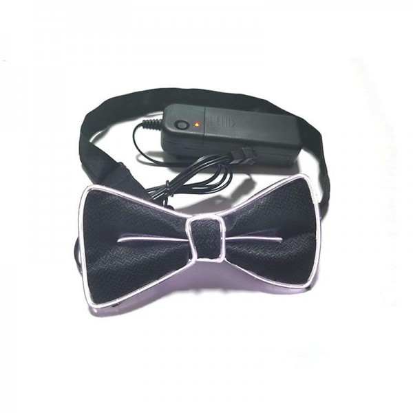 Glow in the Dark LED Bow Tie Luminous Flashing Necktie For Birthday Party Wedding Christmas Decoration Halloween Cosplay Costume Glow in the Dark LED Bow Tie Luminous Flashing Necktie For Birthday Party Wedding Christmas Decoration Halloween Cosplay Costume