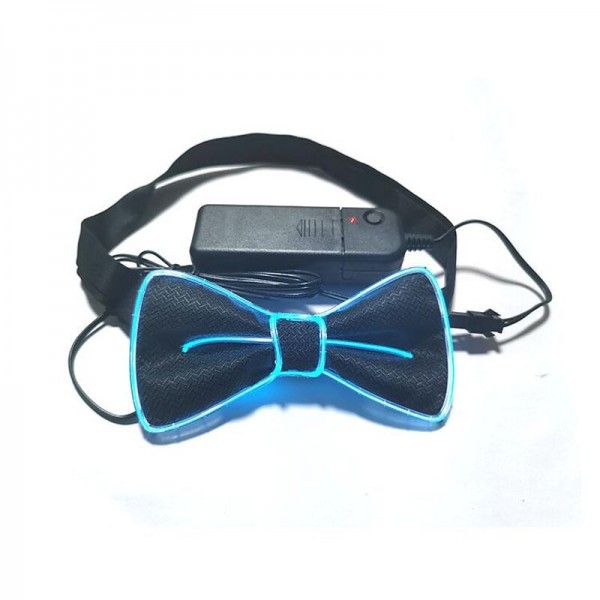 Glow in the Dark LED Bow Tie Luminous Flashing Necktie For Birthday Party Wedding Christmas Decoration Halloween Cosplay Costume Glow in the Dark LED Bow Tie Luminous Flashing Necktie For Birthday Party Wedding Christmas Decoration Halloween Cosplay Costume