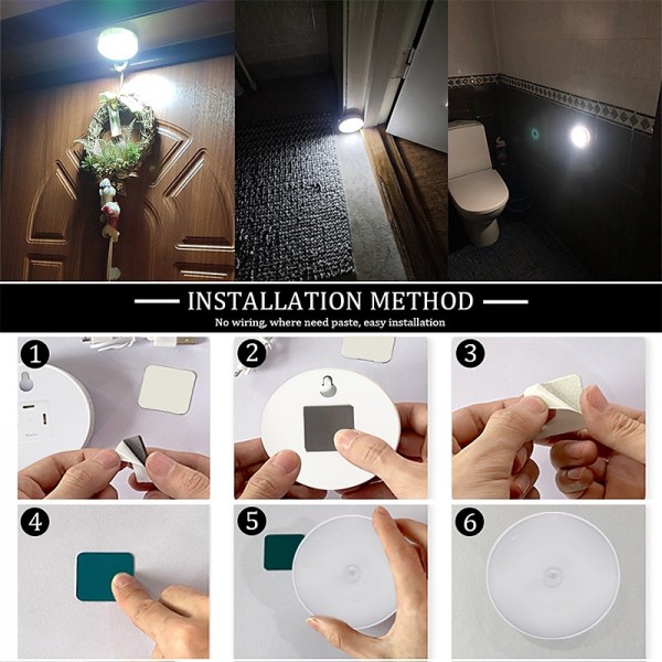 8LEDs Motion Sensor Light LED USB Night Light Kitchen Bedroom Stair Cabinet Hallway Closet Closet Night Light Charging Light 8LEDs Motion Sensor Light LED USB Night Light Kitchen Bedroom Stair Cabinet Hallway Closet Closet Night Light Charging Light