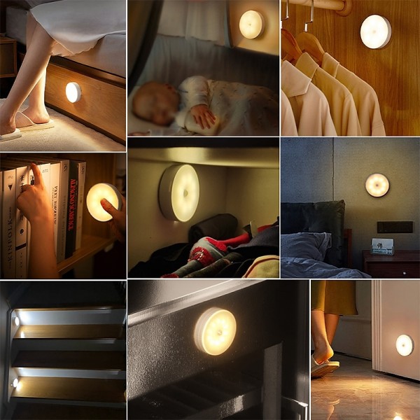 8LEDs Motion Sensor Light LED USB Night Light Kitchen Bedroom Stair Cabinet Hallway Closet Closet Night Light Charging Light 8LEDs Motion Sensor Light LED USB Night Light Kitchen Bedroom Stair Cabinet Hallway Closet Closet Night Light Charging Light