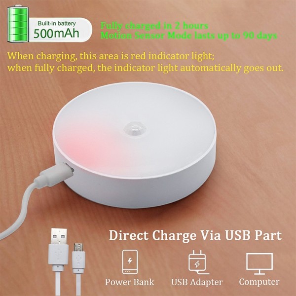8LEDs Motion Sensor Light LED USB Night Light Kitchen Bedroom Stair Cabinet Hallway Closet Closet Night Light Charging Light 8LEDs Motion Sensor Light LED USB Night Light Kitchen Bedroom Stair Cabinet Hallway Closet Closet Night Light Charging Light