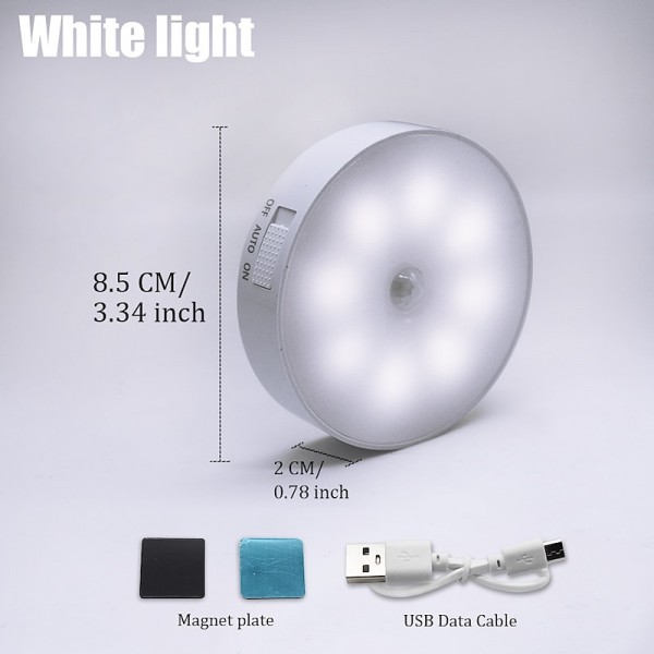 8LEDs Motion Sensor Light LED USB Night Light Kitchen Bedroom Stair Cabinet Hallway Closet Closet Night Light Charging Light 8LEDs Motion Sensor Light LED USB Night Light Kitchen Bedroom Stair Cabinet Hallway Closet Closet Night Light Charging Light