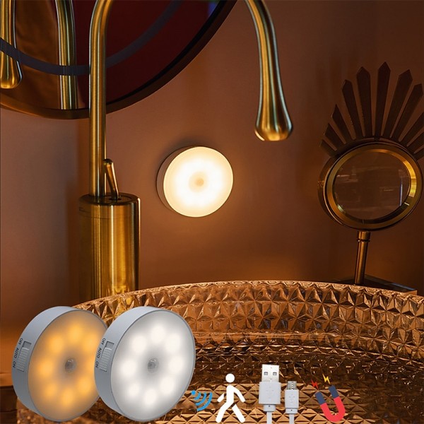 8LEDs Motion Sensor Light LED USB Night Light Kitchen Bedroom Stair Cabinet Hallway Closet Closet Night Light Charging Light 8LEDs Motion Sensor Light LED USB Night Light Kitchen Bedroom Stair Cabinet Hallway Closet Closet Night Light Charging Light