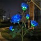 5 Head LED Solar Rose Orchid Flower Light Outdoor Garden Waterproof Simulation Lawn Lamp Wedding Party Christmas Decor Landscape Light 5 Head LED Solar Rose Orchid Flower Light Outdoor Garden Waterproof Simulation Lawn Lamp Wedding Party Christmas Decor Landscape Light