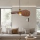 LED Pendant Light Wooden Wabi-Sabi Pendant Lights,Nordic Light Fixture,Minimalist Lamp,Wabi Sabi Lampshade,Rustic WabiSabi Ceiling Light Pendant Light 110-240V LED Pendant Light Wooden Wabi-Sabi Pendant Lights,Nordic Light Fixture,Minimalist Lamp,Wabi Sabi Lampshade,Rustic WabiSabi Ceiling Light Pendant Light 110-240V