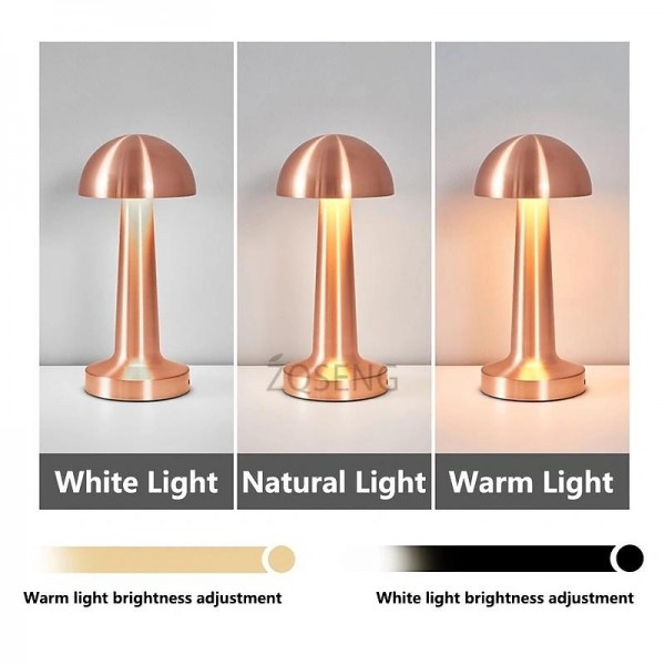 Nordic Modern Mushroom Table Lamp with Iron Touch Switch LED Bedside Lamp for Living Room Bedroom Study Room and Home Office Nordic Modern Mushroom Table Lamp with Iron Touch Switch LED Bedside Lamp for Living Room Bedroom Study Room and Home Office