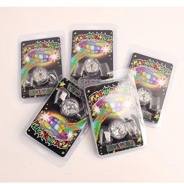 Flashing Mouth Glow Tooth Funny LED Light Kids Children Light-up Toys Flashing Flash Brace Mouth Guard Piece Glow Party Supplies Flashing Mouth Glow Tooth Funny LED Light Kids Children Light-up Toys Flashing Flash Brace Mouth Guard Piece Glow Party Supplies