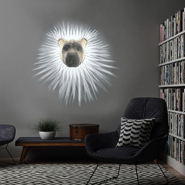 3D Animals LED Wall Owl Sleep Light Night Wall Light Bald Eagle Lion Wall Light AA Battery Plug into Wall for Stairway Hallway Kitchen Resin Craft 3D Animals LED Wall Owl Sleep Light Night Wall Light Bald Eagle Lion Wall Light AA Battery Plug into Wall for Stairway Hallway Kitchen Resin Craft