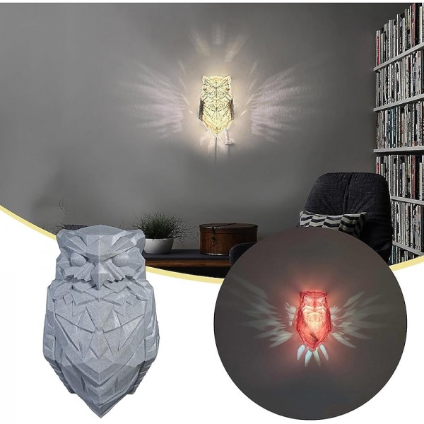 3D Animals LED Wall Owl Sleep Light Night Wall Light Bald Eagle Lion Wall Light AA Battery Plug into Wall for Stairway Hallway Kitchen Resin Craft 3D Animals LED Wall Owl Sleep Light Night Wall Light Bald Eagle Lion Wall Light AA Battery Plug into Wall for Stairway Hallway Kitchen Resin Craft