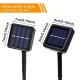 Outdoor Solar String Lights, Solar Powered Fairy Lights With 8 Modes Waterproof Decoration Copper Wire Lights For Patio Yard Trees Christmas Wedding Party