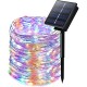 Outdoor Solar String Lights, Solar Powered Fairy Lights With 8 Modes Waterproof Decoration Copper Wire Lights For Patio Yard Trees Christmas Wedding Party