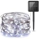 Outdoor Solar String Lights, Solar Powered Fairy Lights With 8 Modes Waterproof Decoration Copper Wire Lights For Patio Yard Trees Christmas Wedding Party