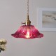Glass Pendant Light Kitchen Island Lighting Fixture, Purple Flower Glass Shade Style Drop Ceiling Lamp, Dining Room Bedroom Bar Rustic E27 Hanging Chandelier Glass Pendant Light Kitchen Island Lighting Fixture, Purple Flower Glass Shade Style Drop Ceiling Lamp, Dining Room Bedroom Bar Rustic E27 Hanging Chandelier