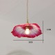 Glass Pendant Light Kitchen Island Lighting Fixture, Purple Flower Glass Shade Style Drop Ceiling Lamp, Dining Room Bedroom Bar Rustic E27 Hanging Chandelier Glass Pendant Light Kitchen Island Lighting Fixture, Purple Flower Glass Shade Style Drop Ceiling Lamp, Dining Room Bedroom Bar Rustic E27 Hanging Chandelier