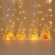 Christmas Decorative Tabletop Ornaments Retro LED Wind Lights Small Night Lights Hanging Ornaments Window Decorations and Props 1PC Christmas Decorative Tabletop Ornaments Retro LED Wind Lights Small Night Lights Hanging Ornaments Window Decorations and Props 1PC