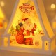 Christmas Decorative Tabletop Ornaments Retro LED Wind Lights Small Night Lights Hanging Ornaments Window Decorations and Props 1PC Christmas Decorative Tabletop Ornaments Retro LED Wind Lights Small Night Lights Hanging Ornaments Window Decorations and Props 1PC