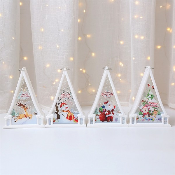 Christmas Decorative Tabletop Ornaments Retro LED Wind Lights Small Night Lights Hanging Ornaments Window Decorations and Props 1PC Christmas Decorative Tabletop Ornaments Retro LED Wind Lights Small Night Lights Hanging Ornaments Window Decorations and Props 1PC