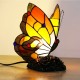 Butterfly Stained Glass Table Lamp Retro Style Table Lamp Night Light Perfect for House Warming Gift Butterfly Stained Glass Table Lamp Retro Style Table Lamp Night Light Perfect for House Warming Gift