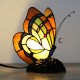Butterfly Stained Glass Table Lamp Retro Style Table Lamp Night Light Perfect for House Warming Gift Butterfly Stained Glass Table Lamp Retro Style Table Lamp Night Light Perfect for House Warming Gift