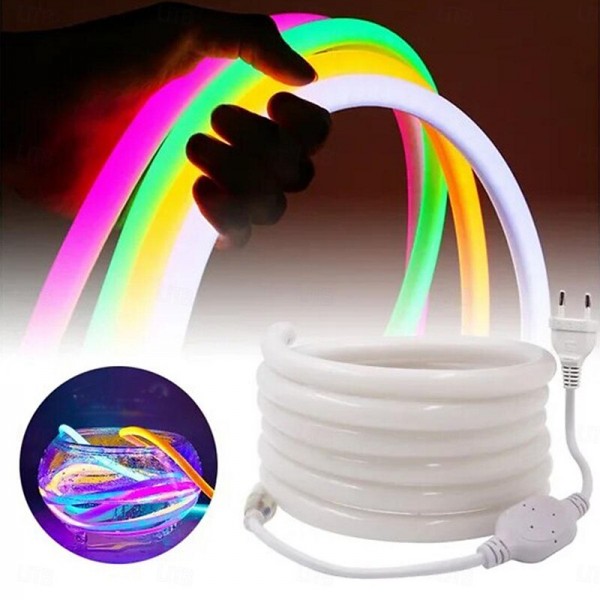 Neon Light Sign LED Strip Flexiable 360 Round Tube Lamp 30M IP67 Waterproof Flexible Rope String Home Decoration Neon Light Sign LED Strip Flexiable 360 Round Tube Lamp 30M IP67 Waterproof Flexible Rope String Home Decoration