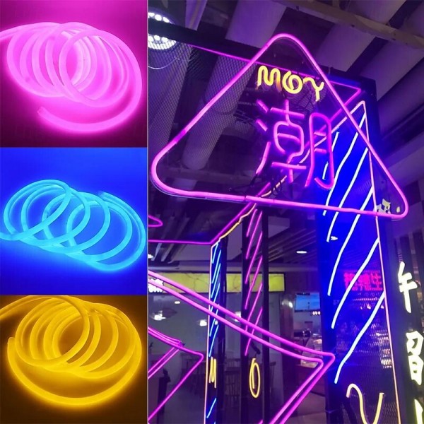 Neon Light Sign LED Strip Flexiable 360 Round Tube Lamp 30M IP67 Waterproof Flexible Rope String Home Decoration Neon Light Sign LED Strip Flexiable 360 Round Tube Lamp 30M IP67 Waterproof Flexible Rope String Home Decoration