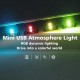 1 Pc Mini USB LED Light, Car Interior LED RGB Lighting 5V Smart USB LED Atmosphere Light Laptop Decoration Night Lamp Adjustable Brightness 8 Colors 1 Pc Mini USB LED Light, Car Interior LED RGB Lighting 5V Smart USB LED Atmosphere Light Laptop Decoration Night Lamp Adjustable Brightness 8 Colors