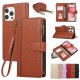 Phone Case For iPhone 15 Pro Max Plus iPhone 14 13 12 11 Pro Max Plus Mini SE Back Cover with Stand Holder Magnetic Zipper Retro TPU PU Leather Phone Case For iPhone 15 Pro Max Plus iPhone 14 13 12 11 Pro Max Plus Mini SE Back Cover with Stand Holder Magnetic Zipper Retro TPU PU Leather
